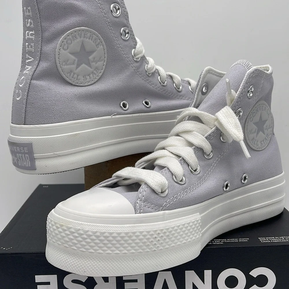 Converse WMNS CTAS LIFT HI GHOST TOWN/VINTAGE WHITE A12216F Platforms Sneakers